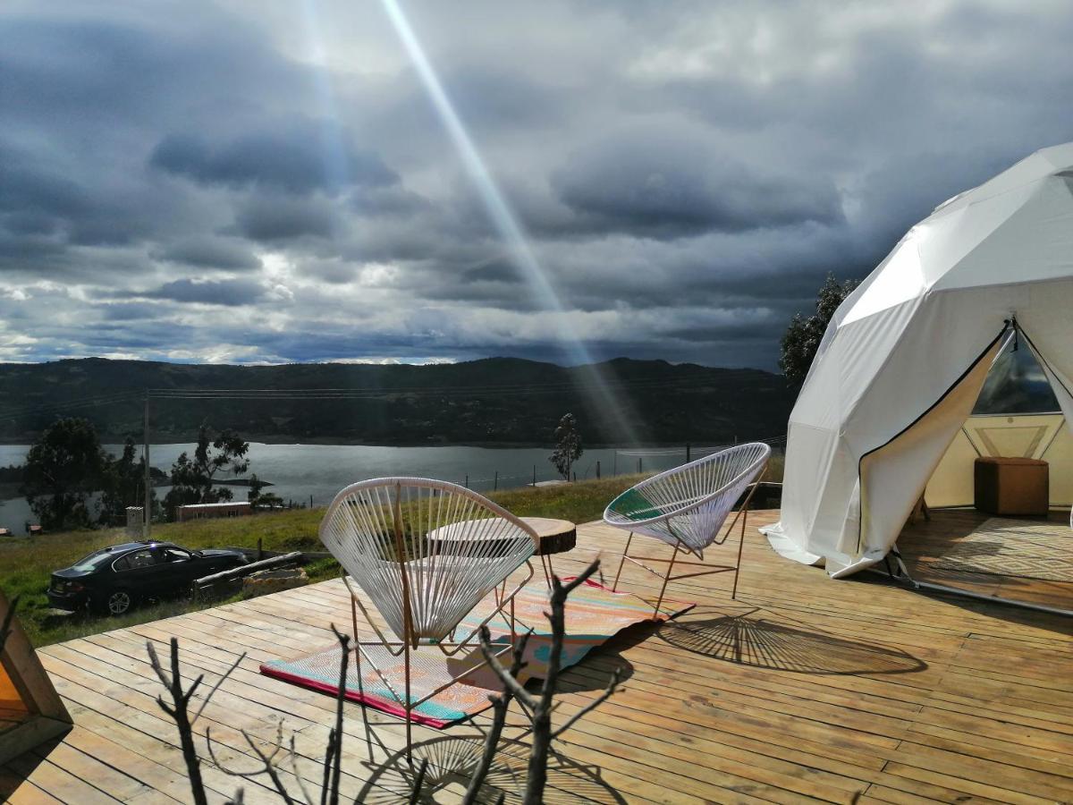 Hotel Andes Glamping Guatavita Exterior foto